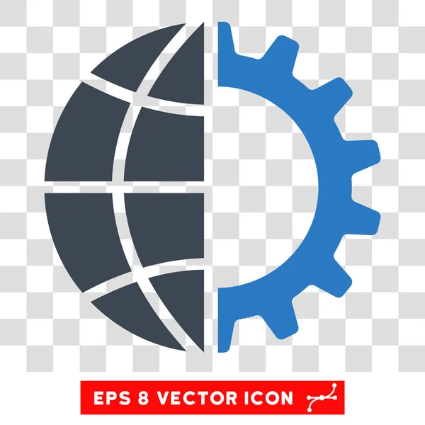 Globale Industrie eps Vektor-Ikone — Stockvektor