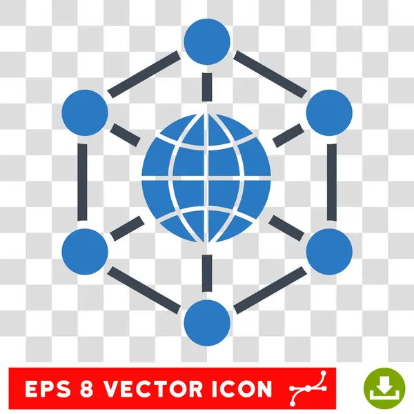 Globales Web-eps-Vektorsymbol — Stockvektor