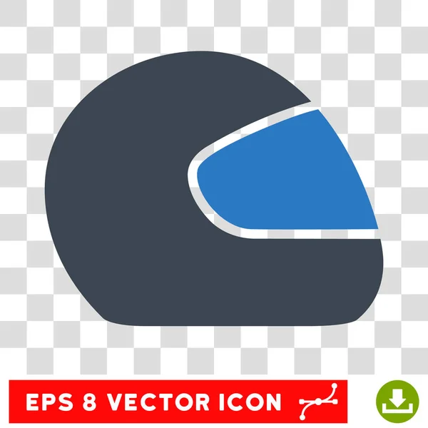 Casco de moto Eps Vector Icon — Vector de stock