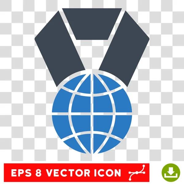 Premio Mundial Eps Vector Icono — Vector de stock
