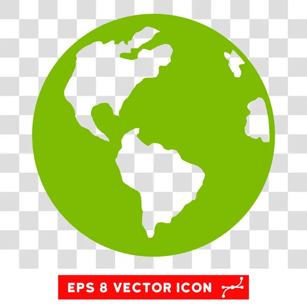 Planet Erde eps Vektorsymbol — Stockvektor