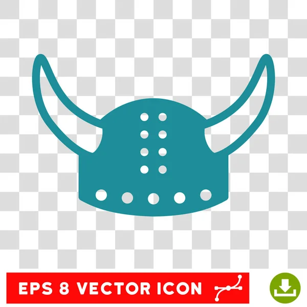 Horned Helmet Eps Vector Icon — Stock Vector