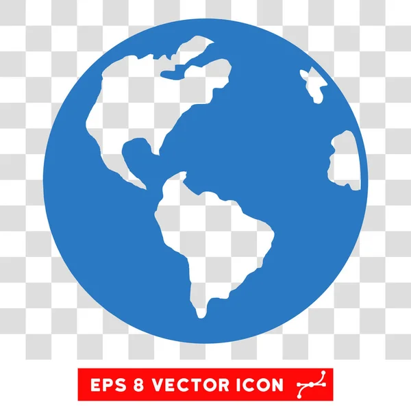 Planeta Terra Eps Vector Ícone — Vetor de Stock