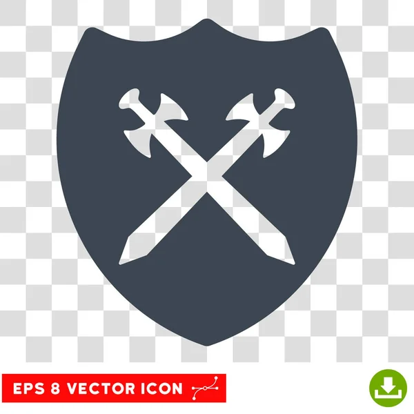 Escudo de seguridad Eps Vector icono — Vector de stock