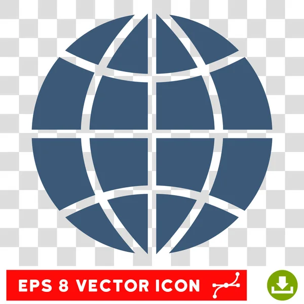 Planeta Globo Eps Vector icono — Vector de stock