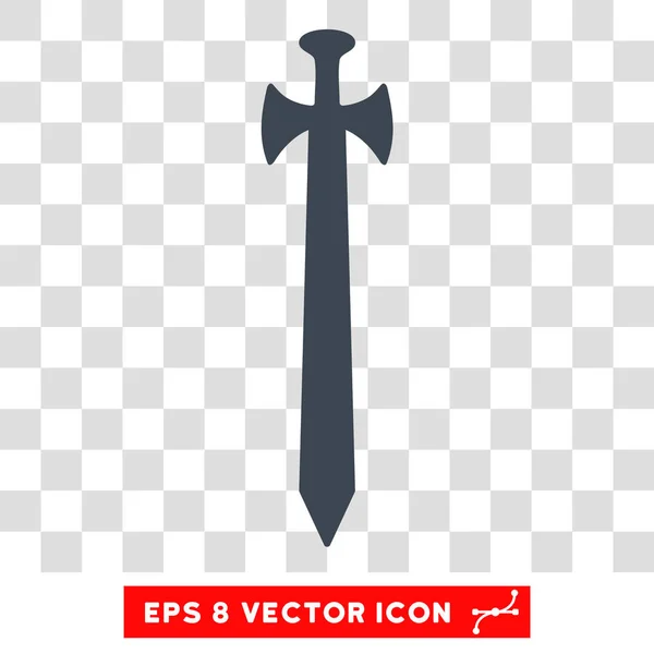 Middeleeuwse zwaard Eps Vector Icon — Stockvector