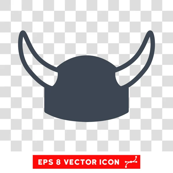 Casco con cuernos Eps Vector Icono — Vector de stock