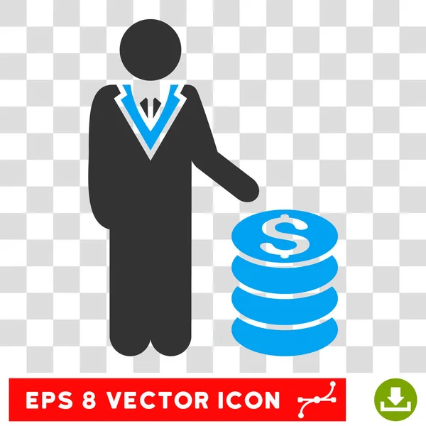 Businessman Vector Icon — Stock Vector
