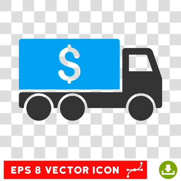 Icône vectorielle de livraison d'argent — Image vectorielle