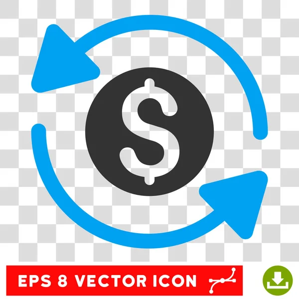 Ikone des Geldumsatzes — Stockvektor