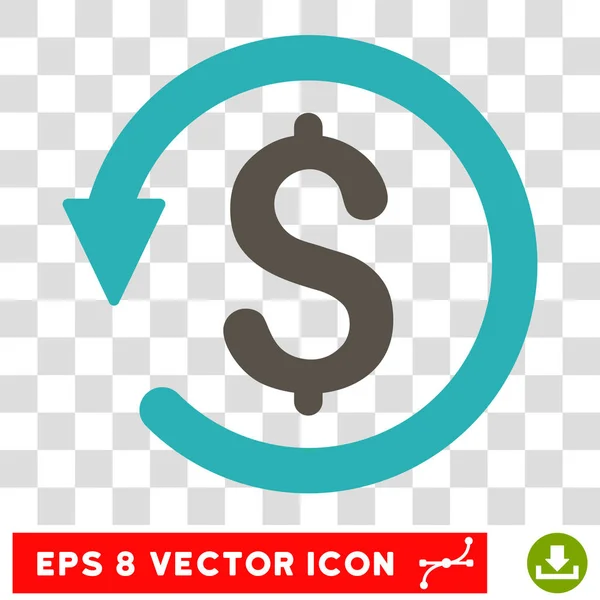 Chargeback Vector Icon — Stock Vector