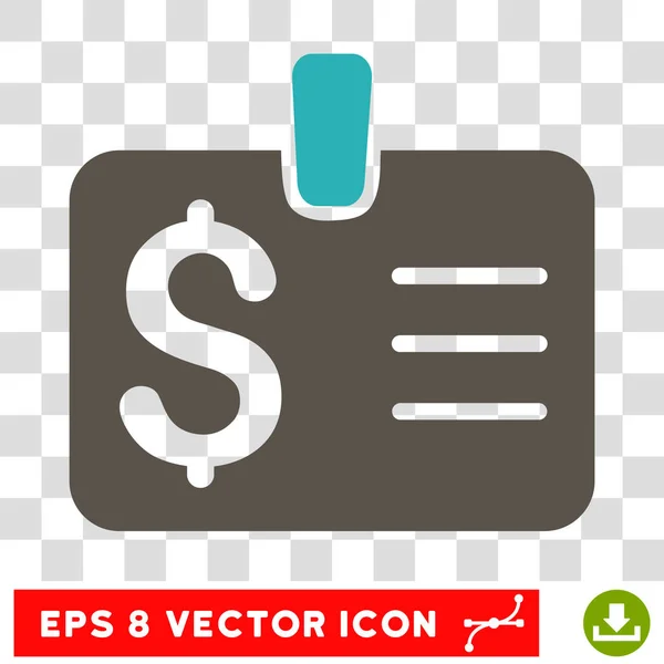 Ícone de vetor de emblema de dólar — Vetor de Stock