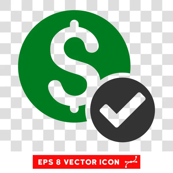 Approved Payment Vector Icon — Stock Vector