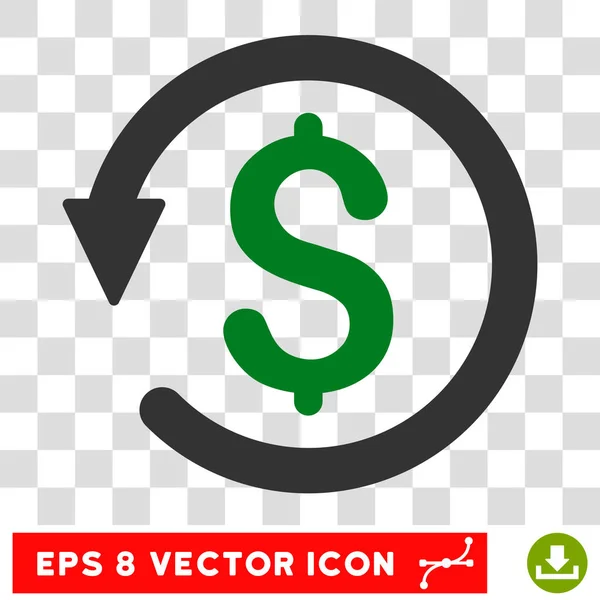 Chargeback Vector Icon — Stock Vector