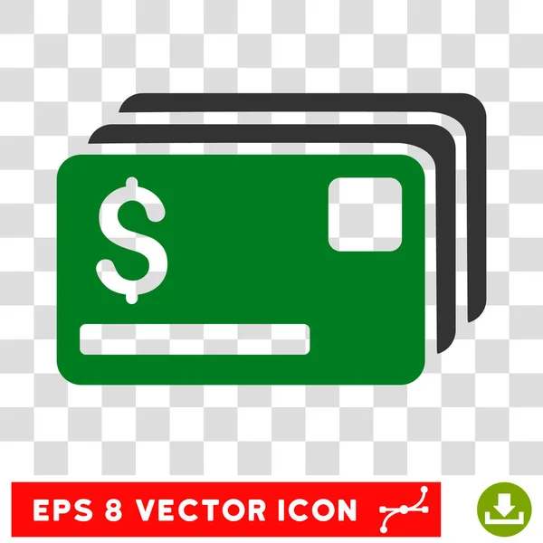 Credit Cards Vector Icon — Stock Vector