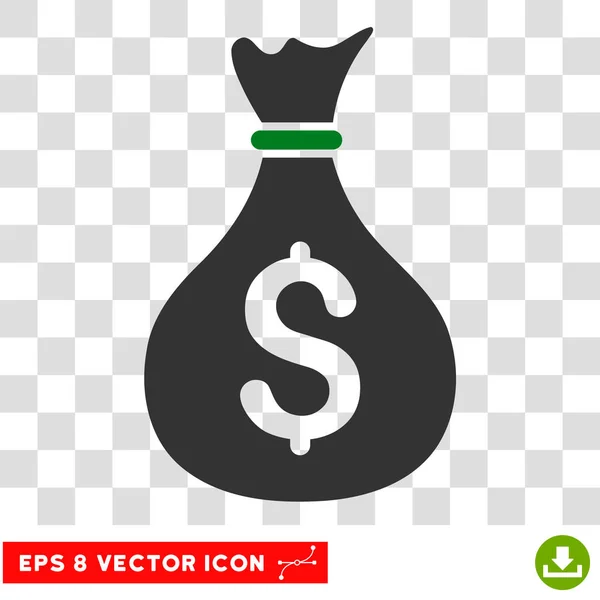 Money Bag Vector Icon — Stock Vector