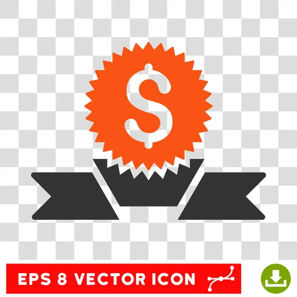 Premio Bancario Vector Icono — Vector de stock