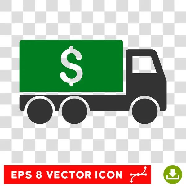 Vector de entrega de dinero icono — Vector de stock