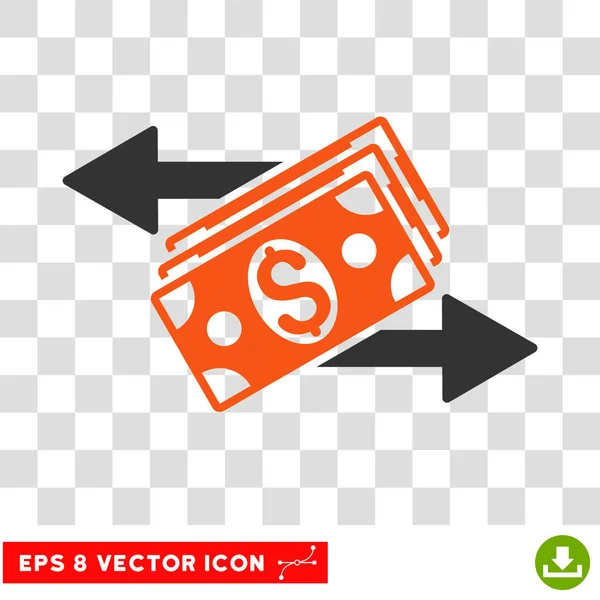 Dollar-Banknoten Zahlungs-Vektorsymbol — Stockvektor