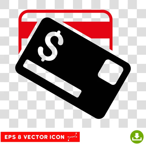 Credit Cards Vector Icon — Stock Vector