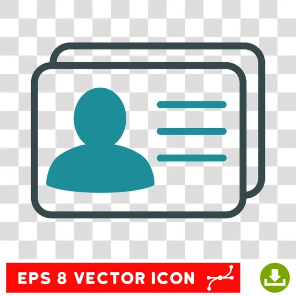 Účet karty vektorové ikony — Stockový vektor