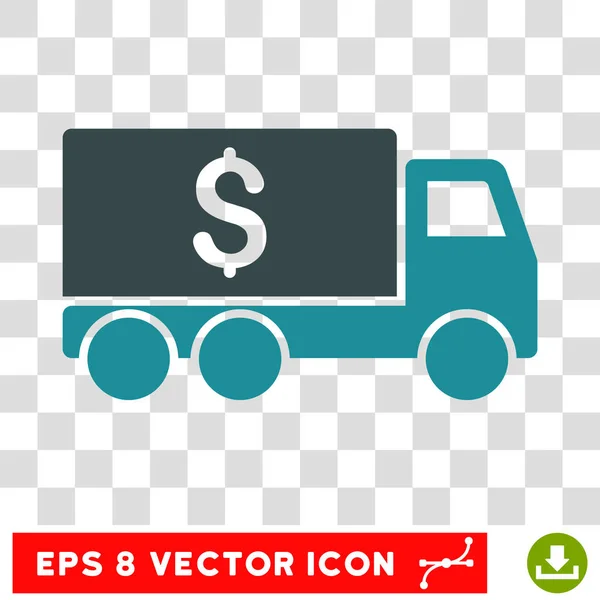 Vector de entrega de dinero icono — Vector de stock