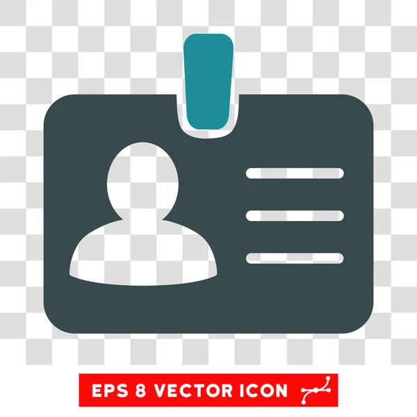 Person Abzeichen Vektor-Symbol — Stockvektor