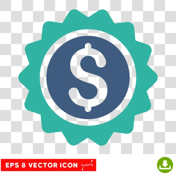 Sello bancario Vector Icono — Vector de stock