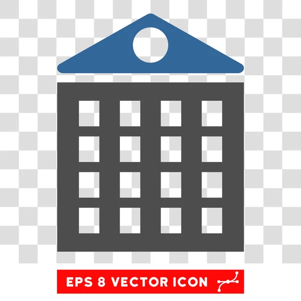 Ícone de vetor multi-Storey House — Vetor de Stock