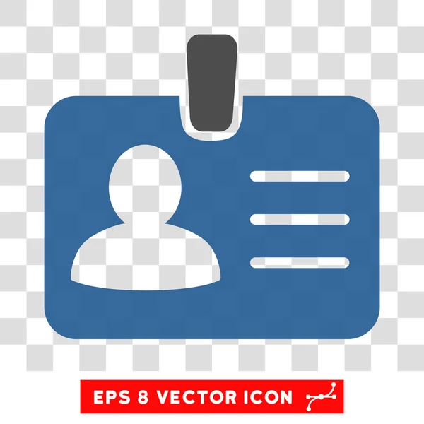 Badge de personne Icône vectorielle — Image vectorielle