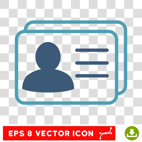 Cartões de conta Vector Icon — Vetor de Stock