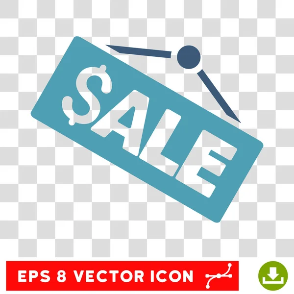 Venda Signboard Vector Icon — Vetor de Stock