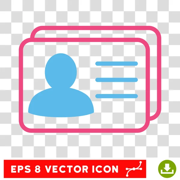 Cartes de compte Icône vectorielle — Image vectorielle