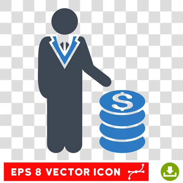 Businessman Vector Icon — Stock Vector