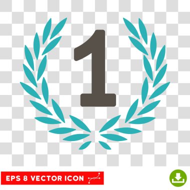 İlk defne çelengi Eps vektör simgesi