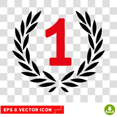 İlk defne çelengi Eps vektör simgesi