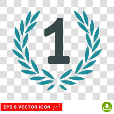 İlk defne çelengi Eps vektör simgesi