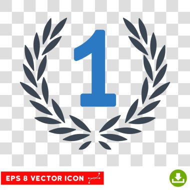 İlk defne çelengi Eps vektör simgesi