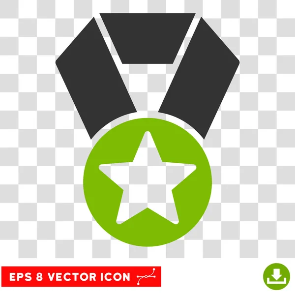 Champion Medal Eps Vector Icon — Stock Vector