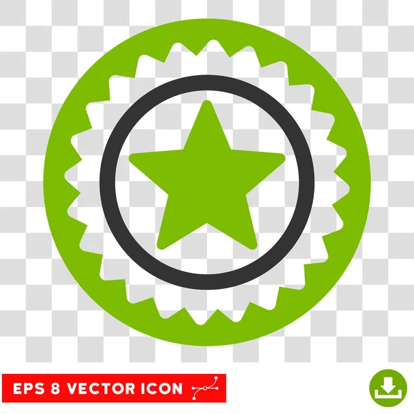 Medal Seal Eps Vector Icon — Stock Vector