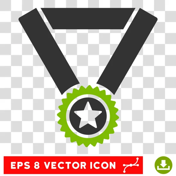 Ganador Medalla Eps Vector Icono — Vector de stock