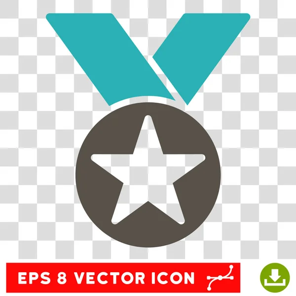 Medalha Eps Vector Ícone — Vetor de Stock