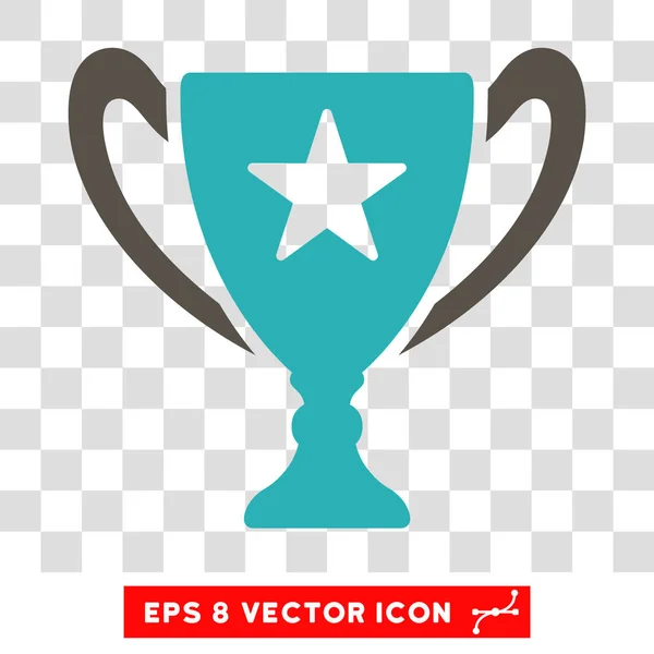 Ícone do vetor do troféu Eps — Vetor de Stock