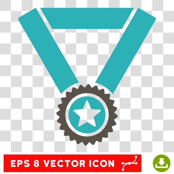 Medalha vencedora Eps Vector Icon — Vetor de Stock