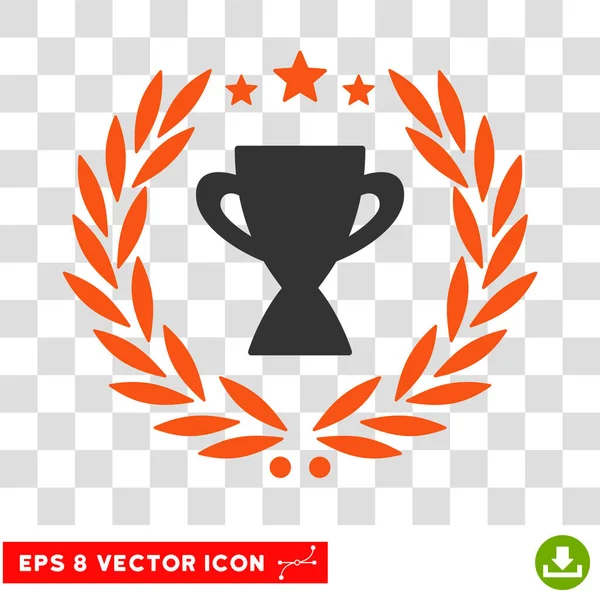 Glory Cup Laurel corona Eps Vector icono — Archivo Imágenes Vectoriales