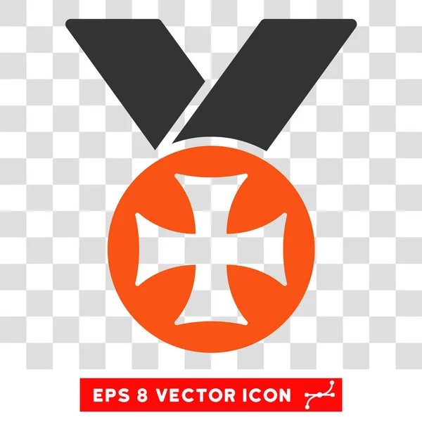 Medalha maltesa Eps Vector Icon —  Vetores de Stock