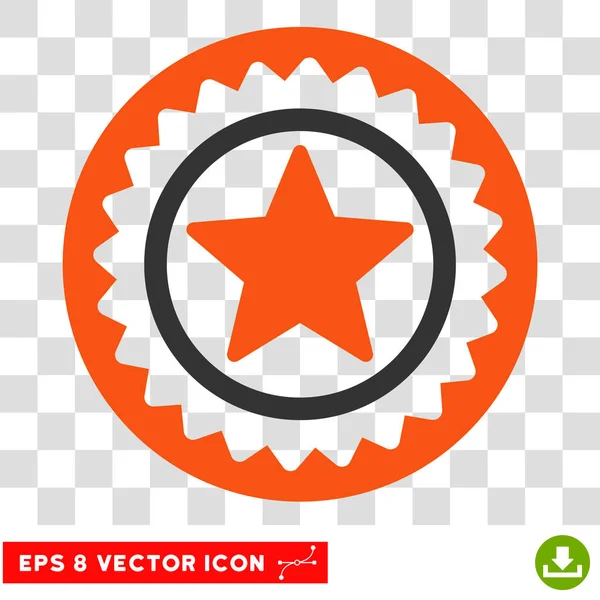 Medalla Sello Eps Vector Icono — Archivo Imágenes Vectoriales