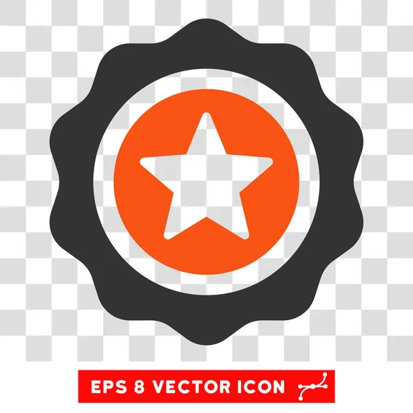 Selo de recompensa Eps Vector Ícone —  Vetores de Stock