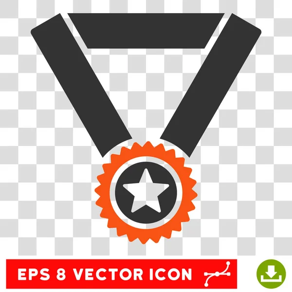 Medalia Câștigătoare Eps Vector Icon — Vector de stoc