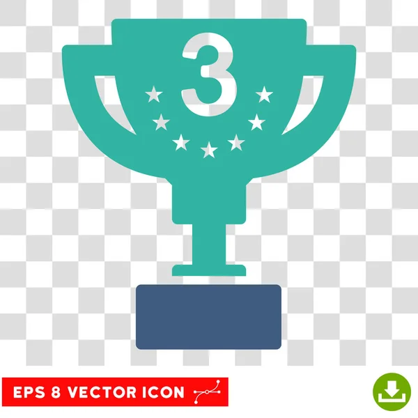Terceiro Prêmio Eps Vector Ícone — Vetor de Stock
